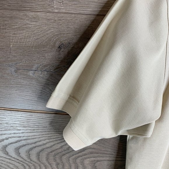 Augusta National Golf Shop 60's Two Ply  Mens Polo Shirt X Large Tan SS Collared - Picture 5 of 8